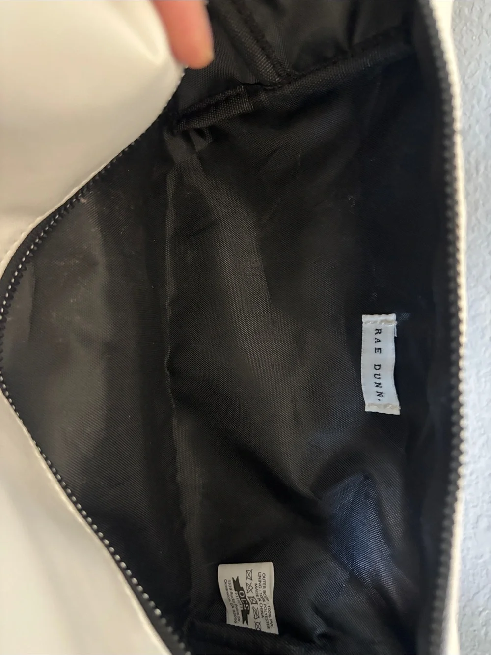 Zippered White 